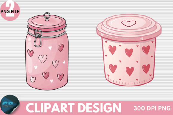 Download Retro Pink Valentine Clipart PNG - Premium Resources
