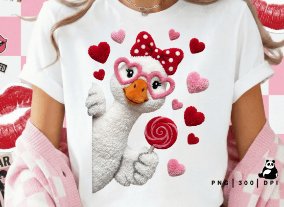 Download Valentines Goose Honk Latch Hook Png - Latch hook png Collection